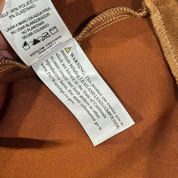 Shinestar Faux Suade Mini Skirt - Picture 6 of 7